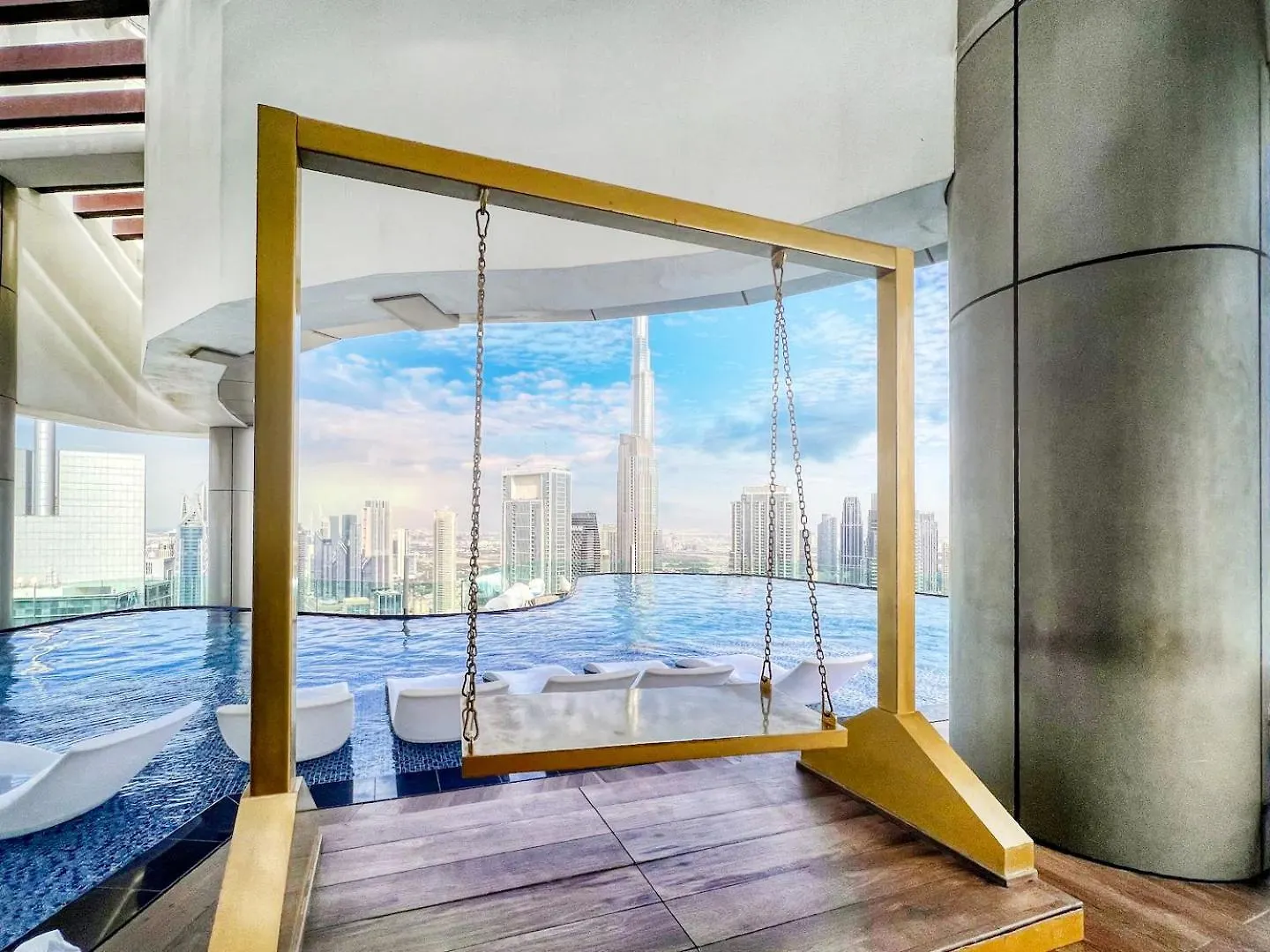 Apartmán Sky Infinity Pool, Burj Khalifa Views Dubaj 0*,